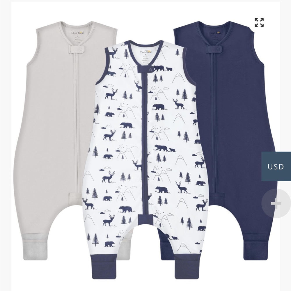 Mama Cheetah 0.5 TOG Sleep Sack Set